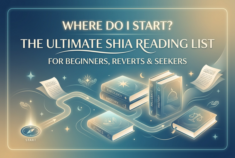 Where Do I Start? The Ultimate Shia Reading List for Beginners, Reverts & Seekers