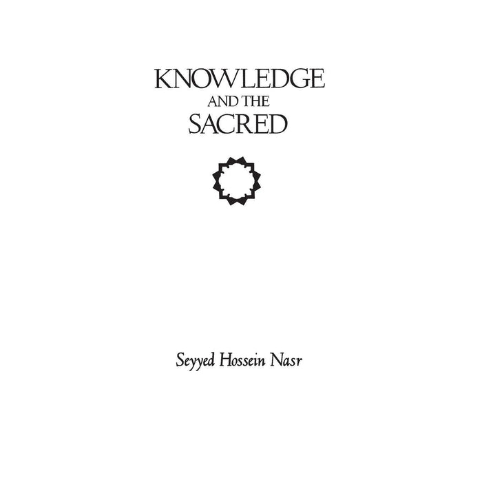 Knowledge and the Sacred