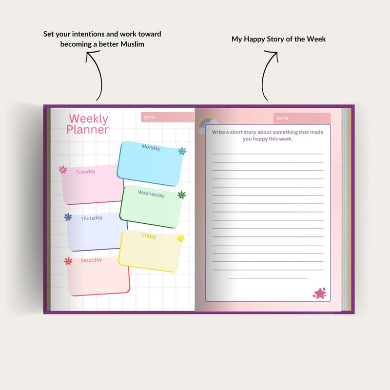 My Path to Faith: Islamic Diary for Young Muslims