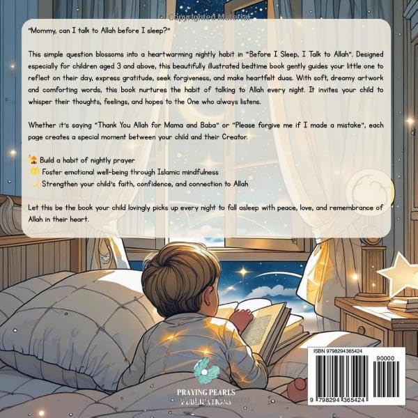 Before I Sleep, I Talk to Allah: A Bedtime Book of Gratitude and Prayers