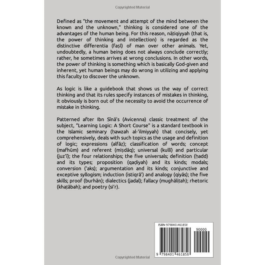 Learning Logic: A Short Course