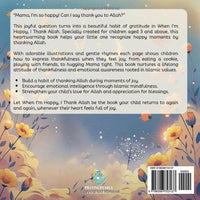 When I'm Happy, I Thank Allah | Islamic books for kids (Talking to Allah)