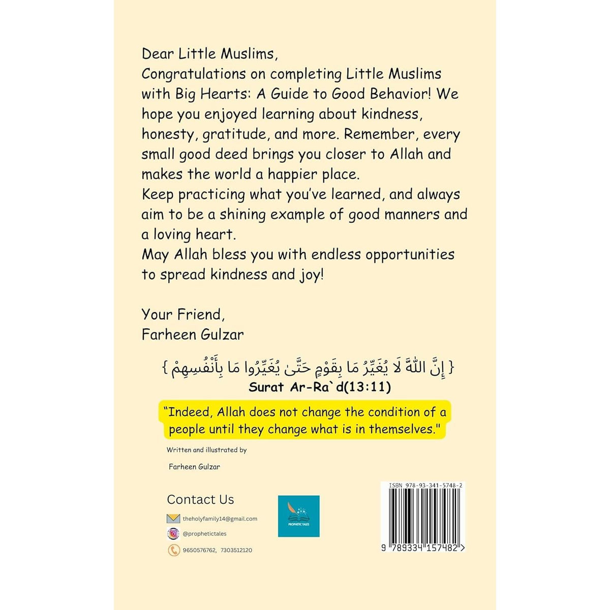 Little Muslim With Big Heart Islamic Manners and Values for kids