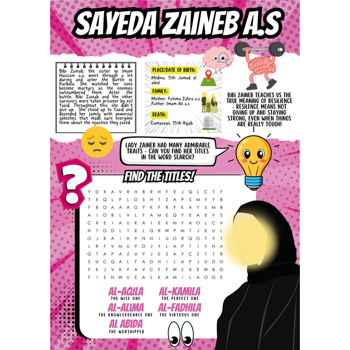 Heroes of Karbala Activity Book