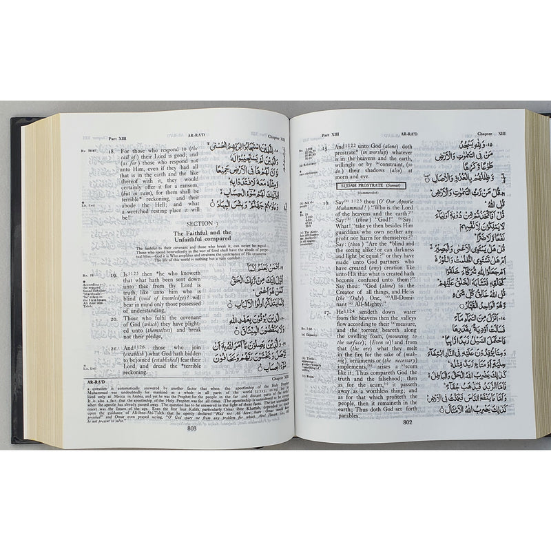 The Holy Qur'an, Translation and Commentary - Translated by SV MIR AHMAD ALI and Commentary by Ayatollah Pooya Yazdi