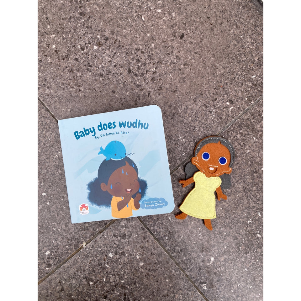 3 ADORABLE SHIA'A BOARD BOOKS AND FINGER PUPPET SET