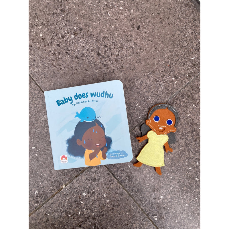 3 ADORABLE SHIA'A BOARD BOOKS AND FINGER PUPPET SET