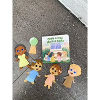 3 ADORABLE SHIA'A BOARD BOOKS AND FINGER PUPPET SET