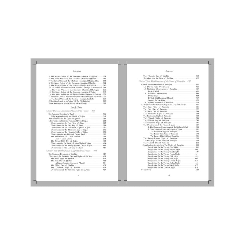 Mafatih Al Jinaan - English Arabic Translation/transliteration- Ali Quli Qarai VOL 1 and 2 set-Shia Books