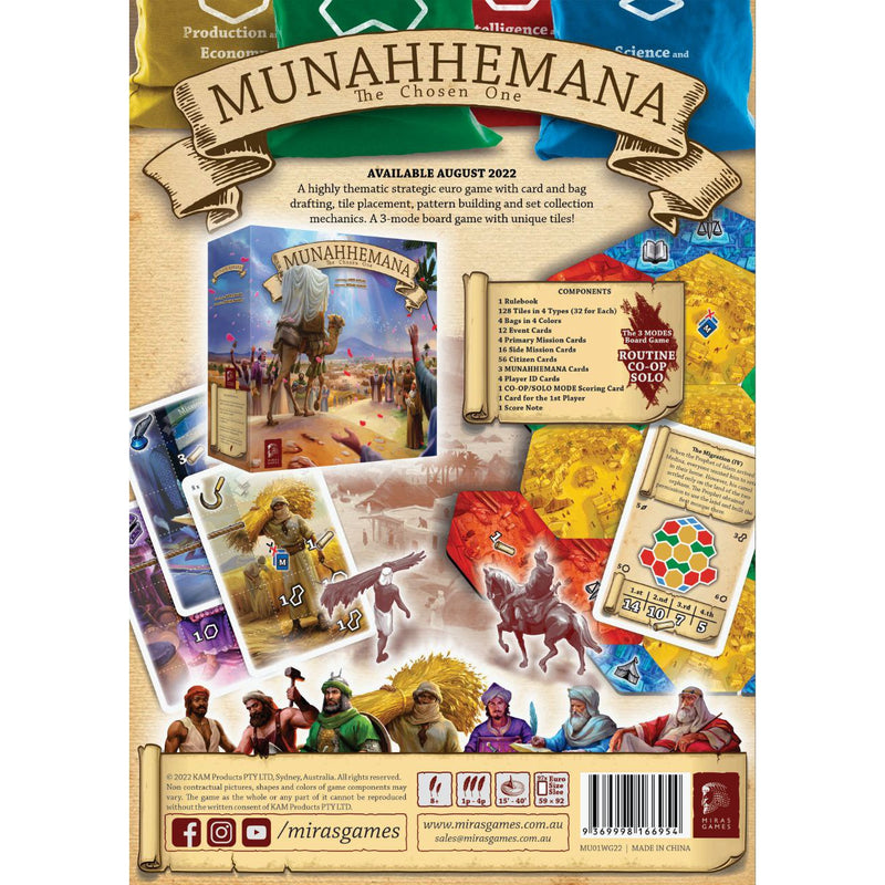 Munahhemana- The Chosen one- Board Game