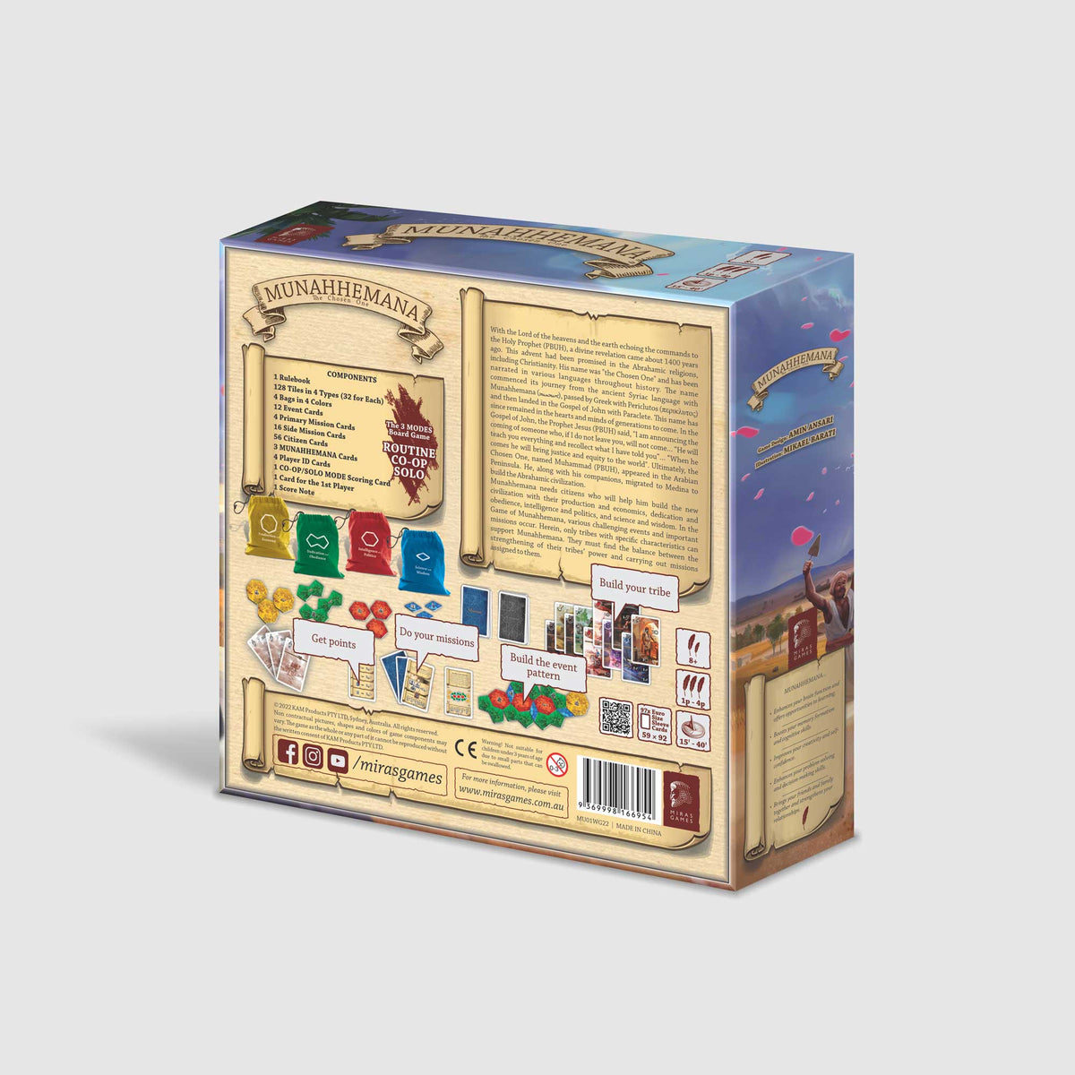 Munahhemana- The Chosen one- Board Game