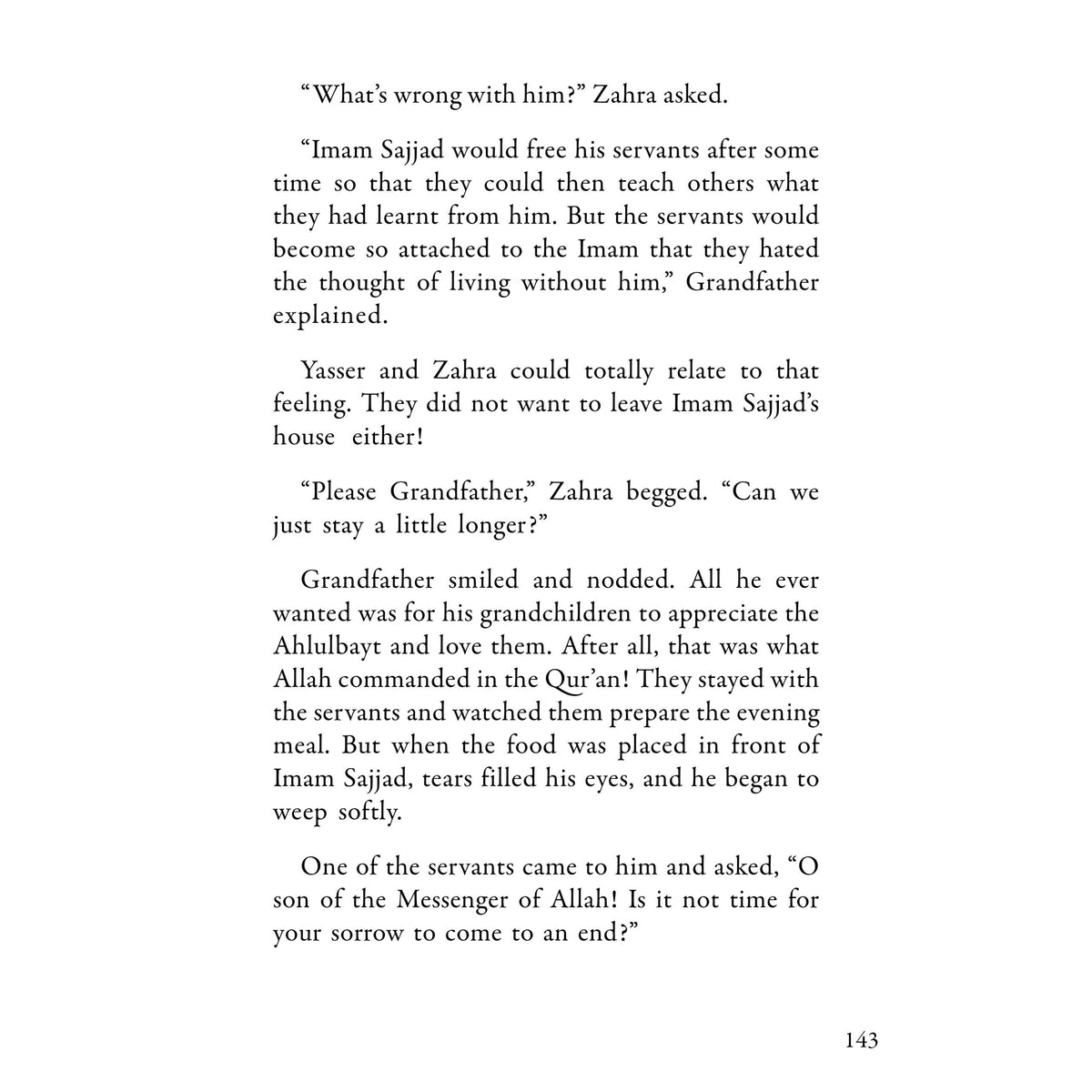 Yasser and Zahra investigate what happened after Ashura