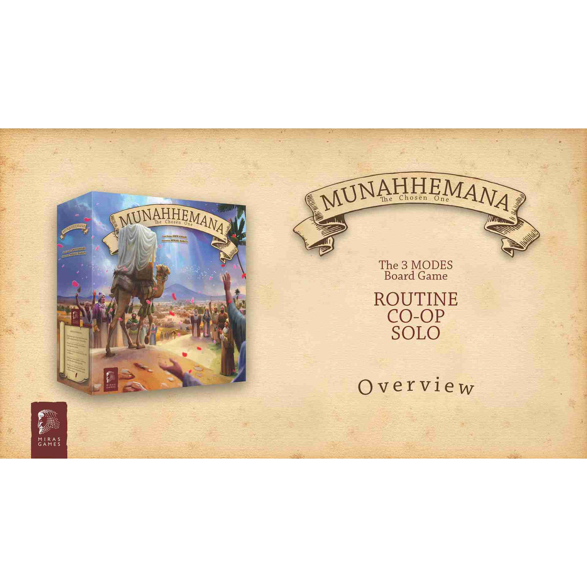 Munahhemana- The Chosen one- Board Game